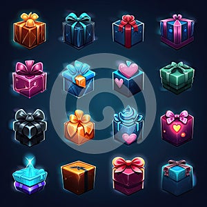 symbol gift box game ai generated