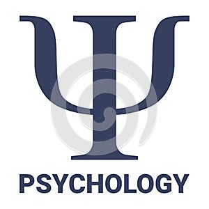 Symbol icon of the academic disciplinary psychology science photo