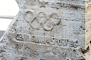 Symbol of the Italian National Olympic Committee CONI