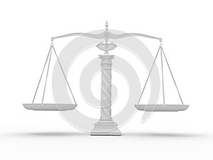 Symbol of justice. Scale