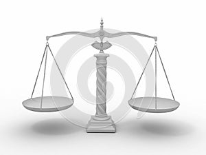 Symbol of justice. Scale