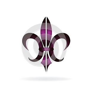 Symbol lis flower logo