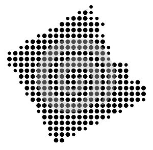 Map of the County Freestone (Texas, United States)