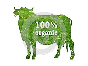 Symbol of organic beef