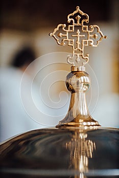 Symbol orthodox cross, easter