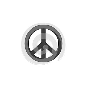 A symbol of peace icon  isolated