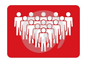 Symbol, people icon.