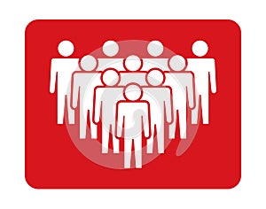 Symbol, people icon.