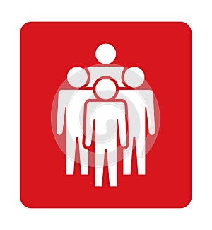 Symbol, people icon.
