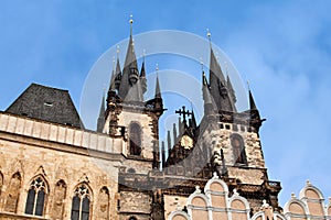 Symbol of Prague: Church of Our Lady before Tyn