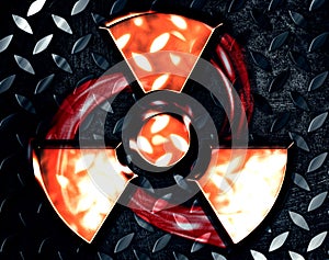 Symbol of radiation