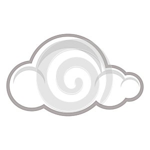 Symbol of a raincloud