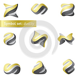 Symbol set: duality photo