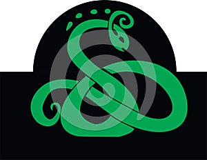 The symbol of the snake