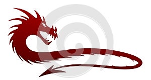 A symbol of the stylized dragon.