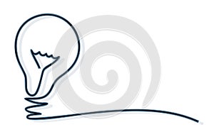 Symbol of a stylized lamp.