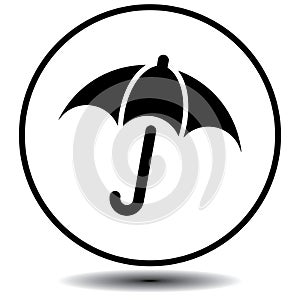 Symbol with umbrella