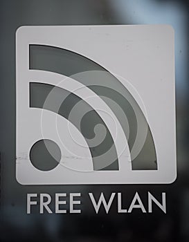 Symbol for WiFi or WLAN access