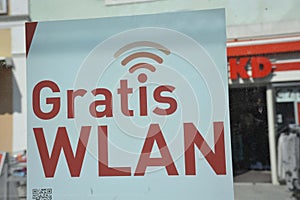 Symbol for WiFi or WLAN access