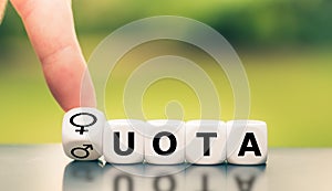 Symbol for women`s quota.