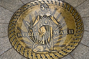 Symbol World War II Memorial National Mall Washington DC photo