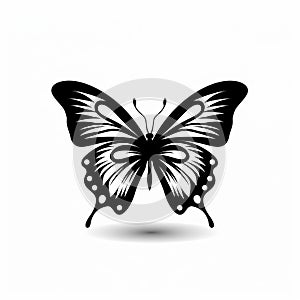 Symbolic Butterfly: Meticulous Design With Iconographic Silhouette photo
