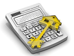 Mortgage calculation concept
