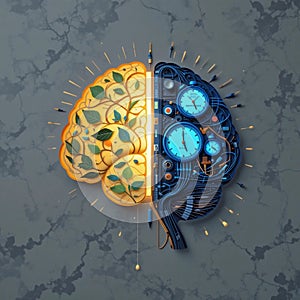 Mindfulness versus Productivity: A Divided Brain of Calm and Chaos