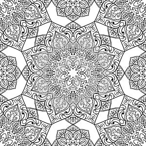 Symbolic pattern of mandala.