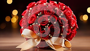 Symbolic red rose bouquet celebrating international womens day with emotion and significance