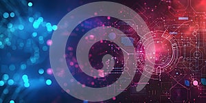 Symbolic Representation of Cybersecurity, Cloud Storage, Artificial Intelligence, Coding, and