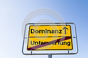 Sign dominance submission german \