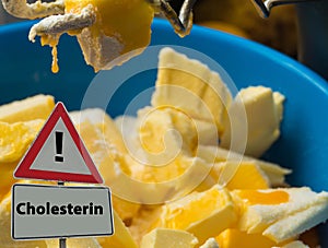 Sign Cholesterol german 