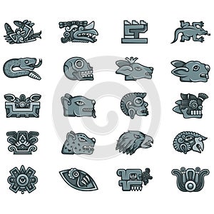 Symbolism of the ancient Aztec Civilization