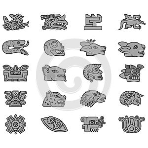 Symbolism of the ancient Aztec Civilization