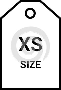 Symbols of clothing size icon set, symbols size clothing, literal measurement standard