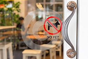 Symbols of No pets