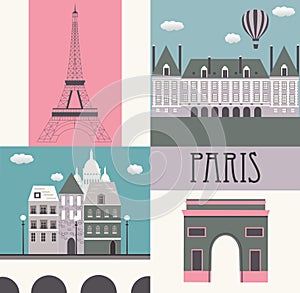 Symbols of Paris.