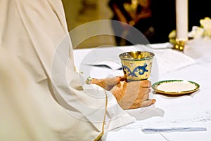 Symbols of religion : bread and wine