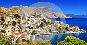 Symi - beautiful Greek island. Dodecanese