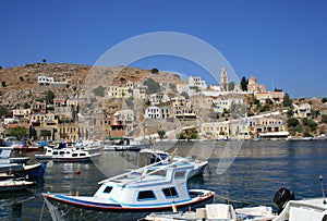 Symi island in Greece