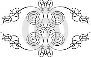 Symmetric Calligraphy Curves