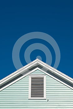 Symmetric roof gable photo