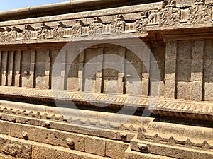 Symmetrical building at Mahabalipuram, Tamilnadu photo