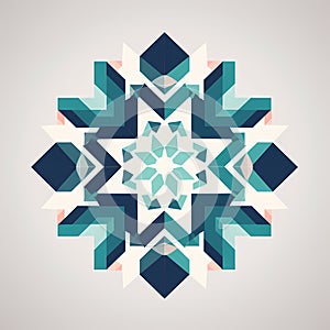 Geometric Starburst Pattern