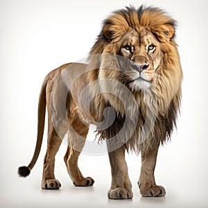 Symmetrical Lion: A Stunning Visual Storytelling In Ultra Hd photo
