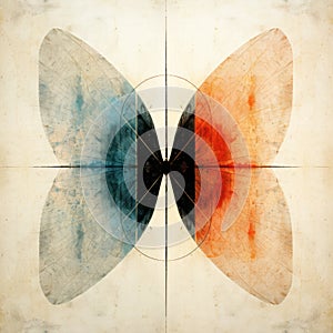 Symmetrical Modern Art By Adele And Adele: Hand-painted Experimental Contemporary Masterpieces