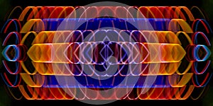 Symmetrical pattern design of circles