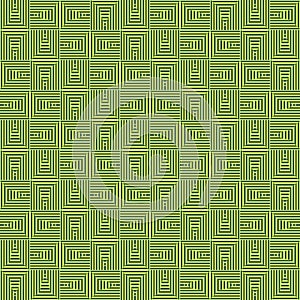 symmetrical seamless hypnotizing green print