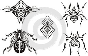 Symmetrical Spider Designs